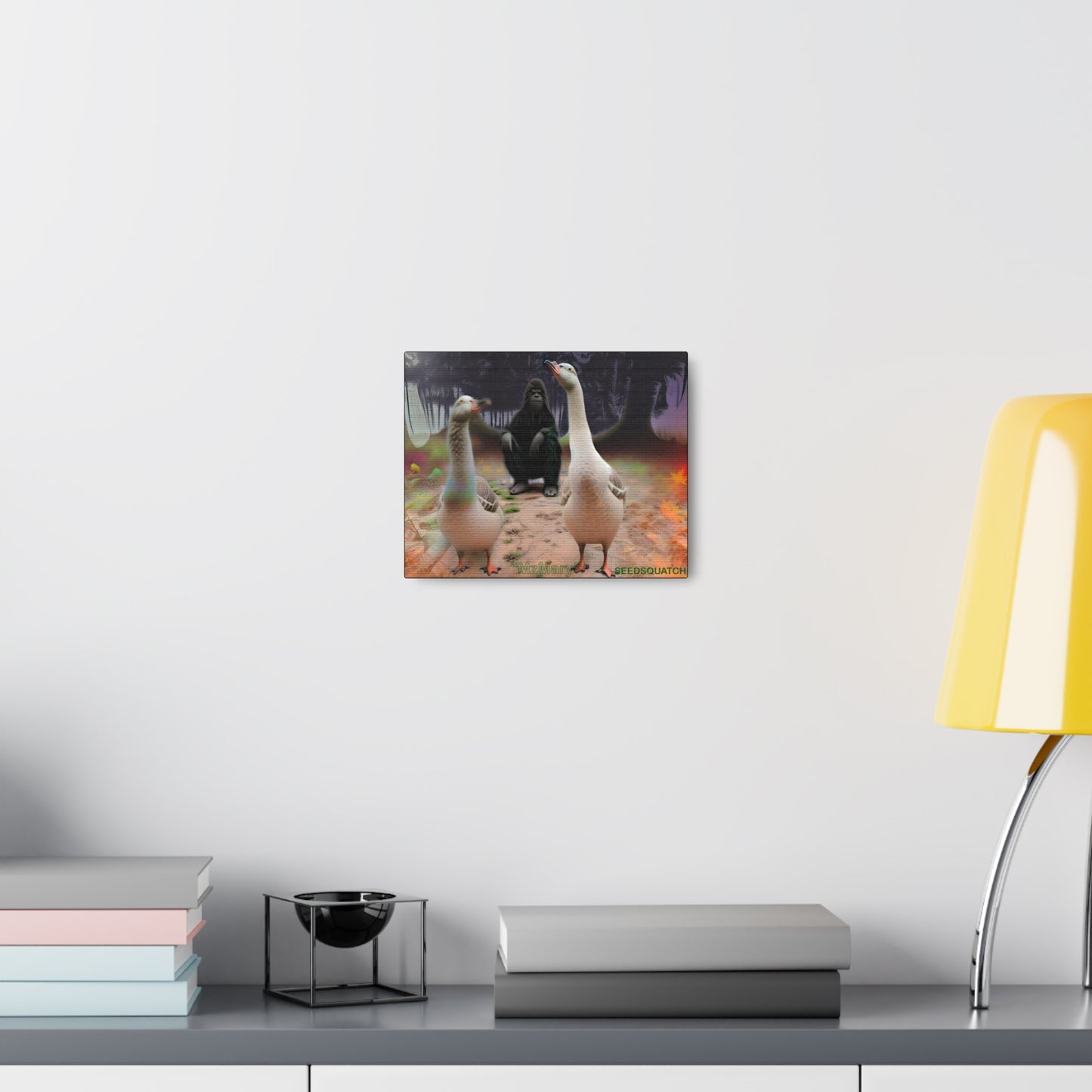 MzMary “The Geese” Ai Scene Canvas Gallery Wraps