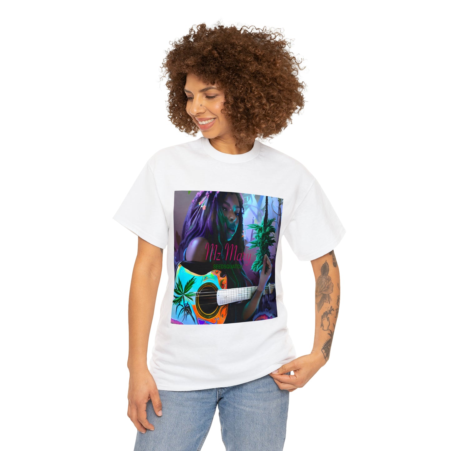 Mz Mary Ai design #1 Unisex Heavy Cotton Tee