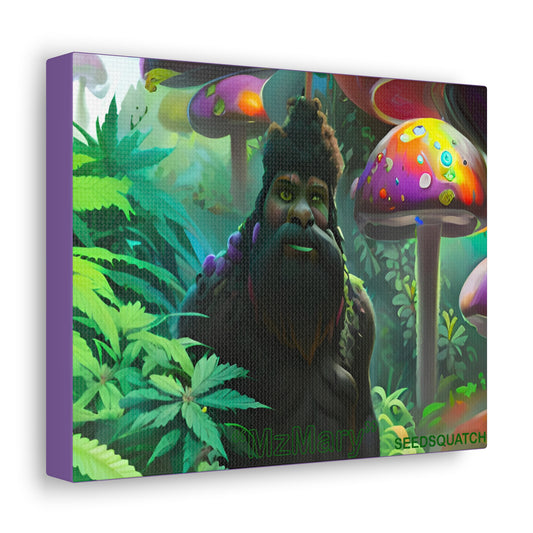 MzMary “ShroomSquatch” Ai Scene Canvas Gallery Wraps