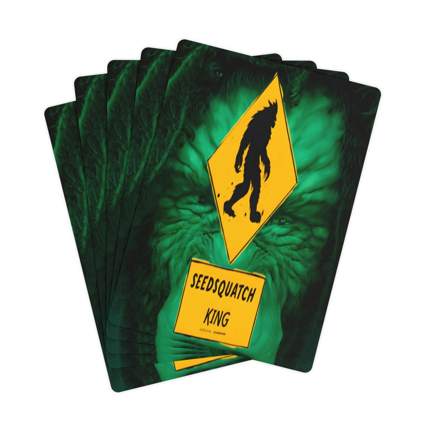 Seedsquatch King Poker Cards