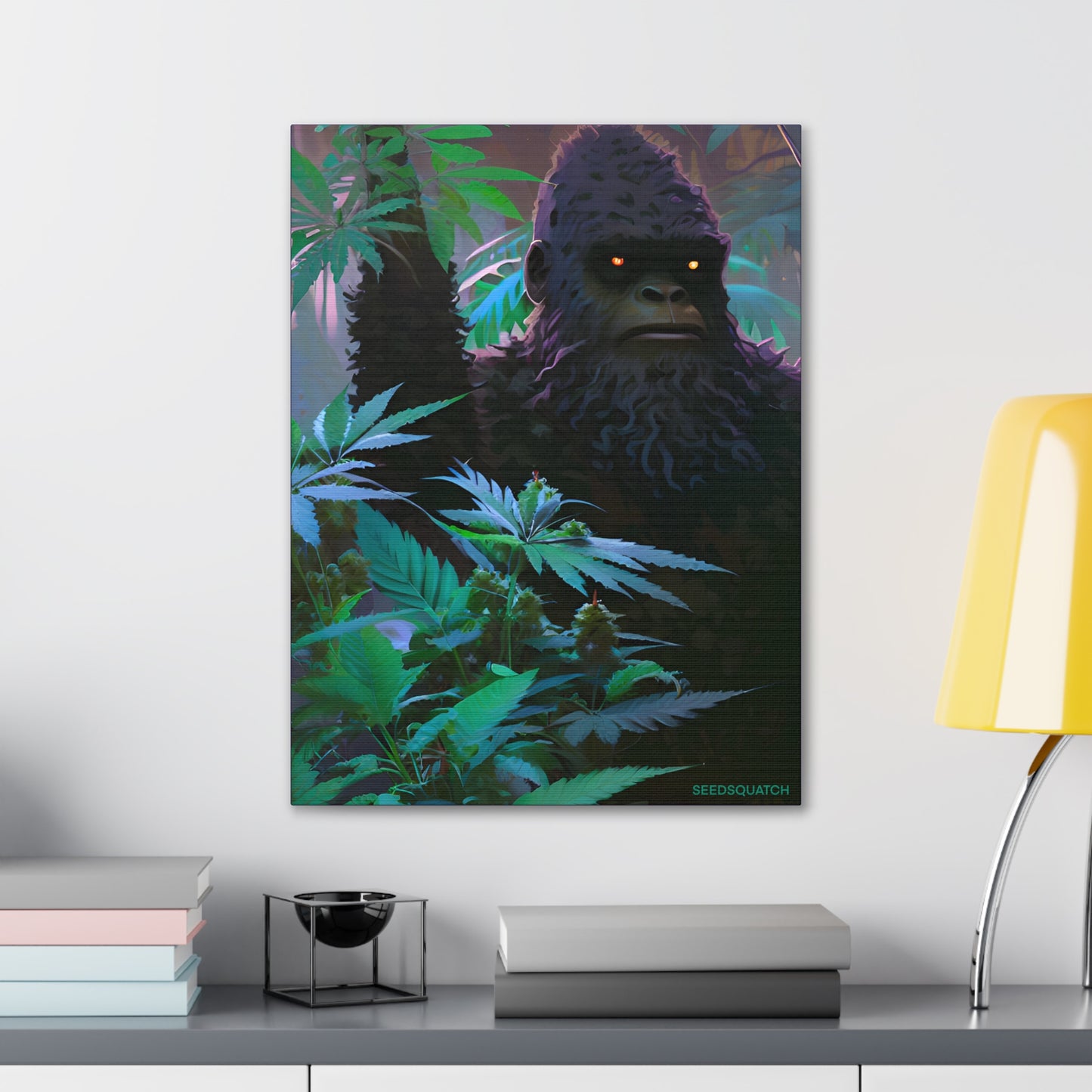 MzMary “SquatchEyes” Ai Design Canvas Gallery Wraps