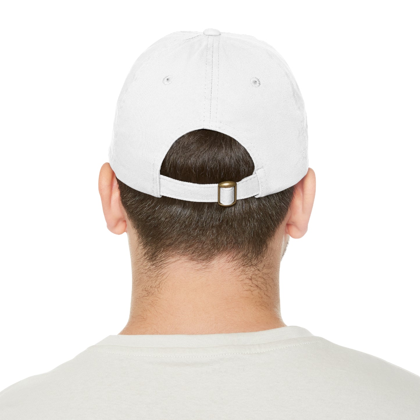 ‘MzMary” Dad Hat with Leather Patch (Round)