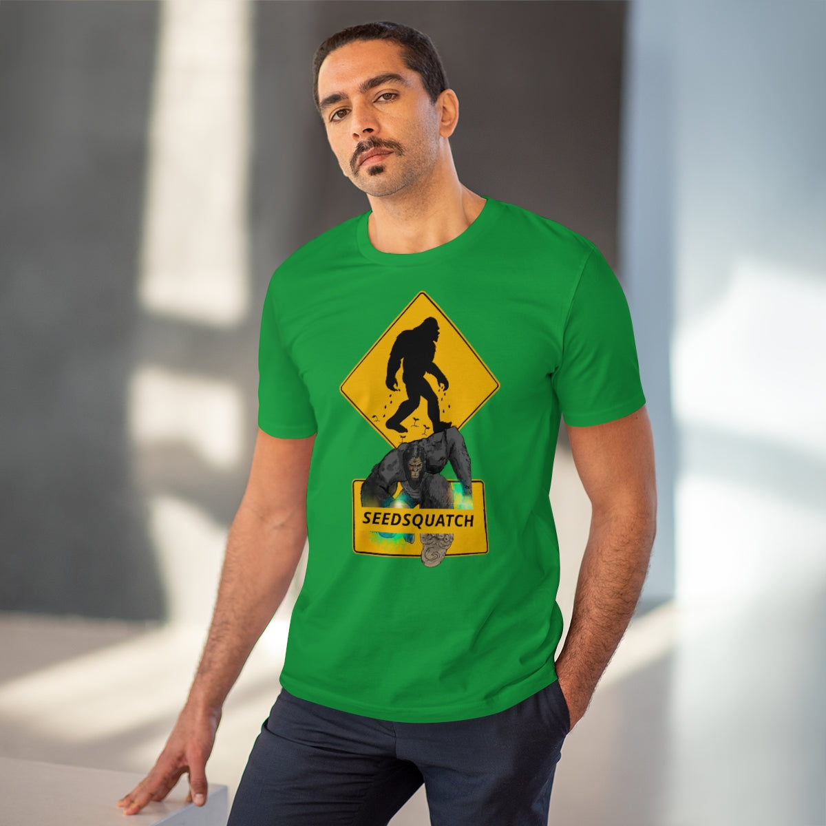 Seedsquatch “NiftySquatch” Organic Creator T-shirt - Unisex