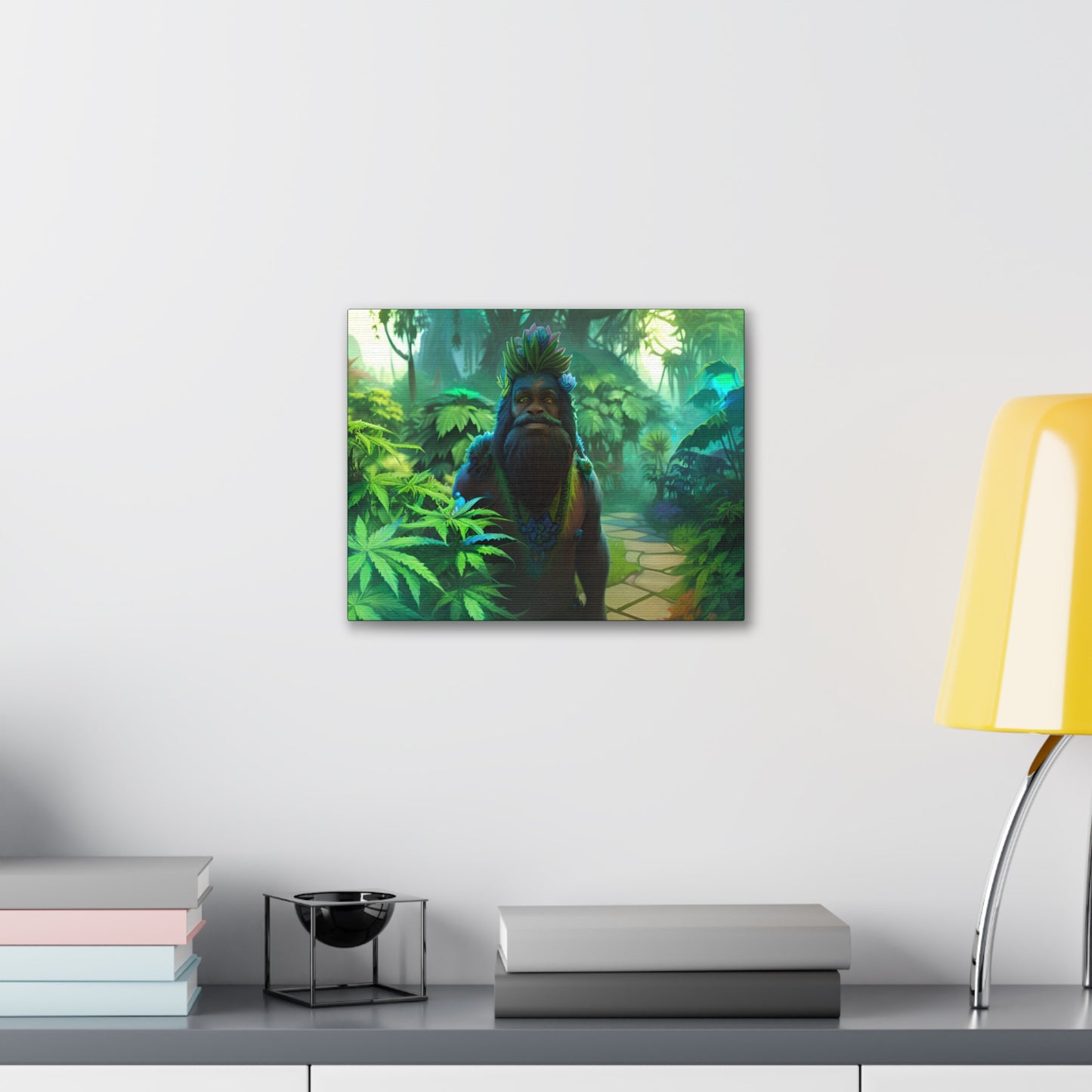 MzMary AlohaSquatch Ai Design Canvas Gallery Wraps