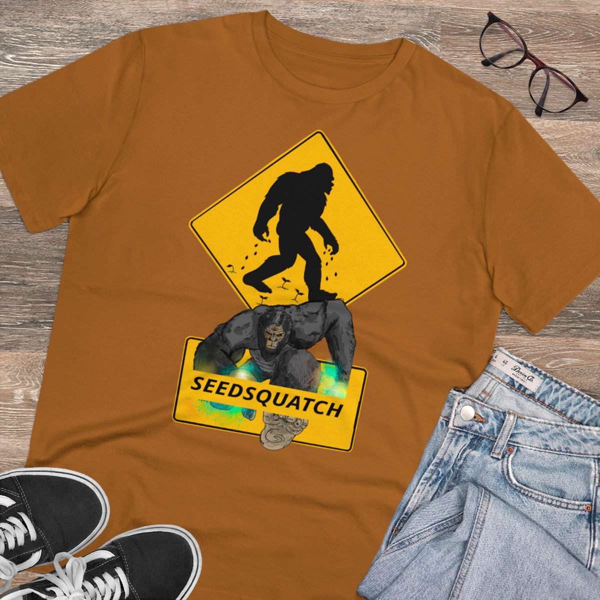 Seedsquatch “NiftySquatch” Organic Creator T-shirt - Unisex