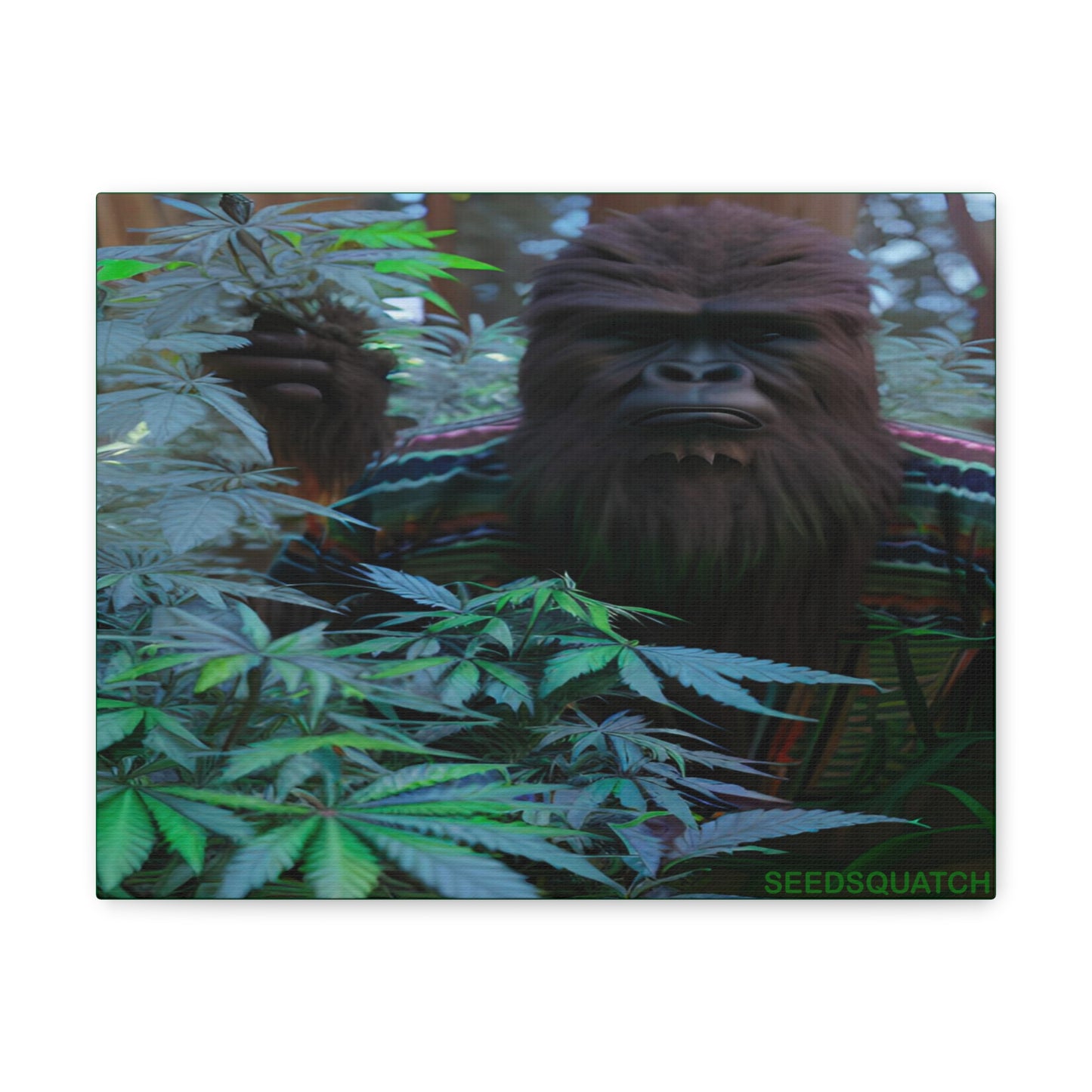 MzMary “FlannelSquatch” Canvas Gallery Wraps