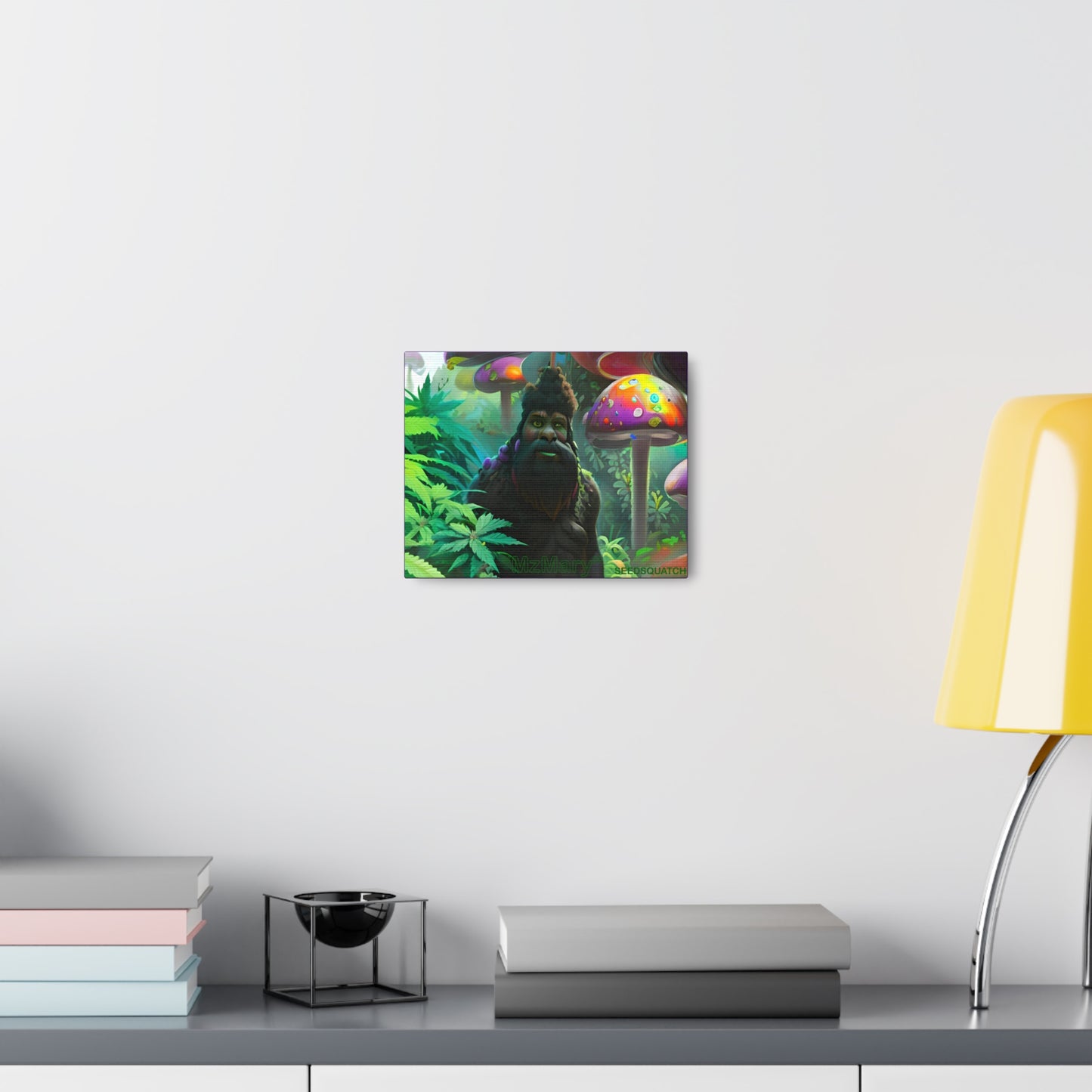 MzMary “ShroomSquatch” Ai Scene Canvas Gallery Wraps