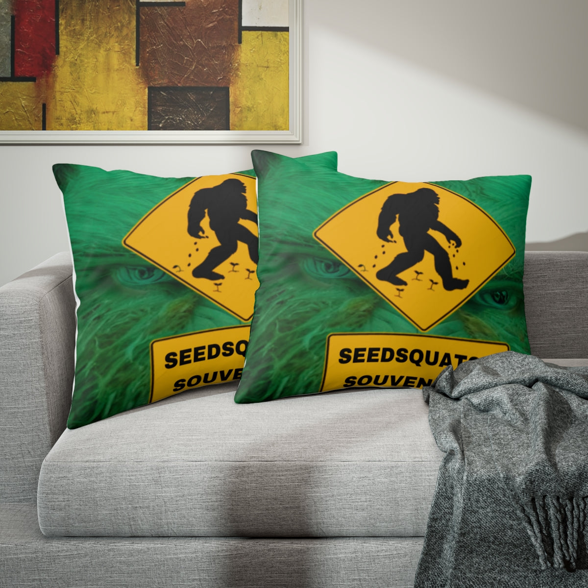 Seedsquatch Pillow Sham