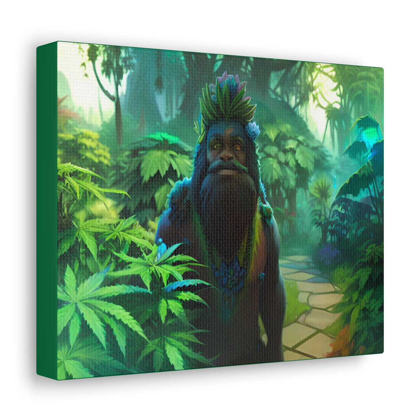 MzMary AlohaSquatch Ai Design Canvas Gallery Wraps