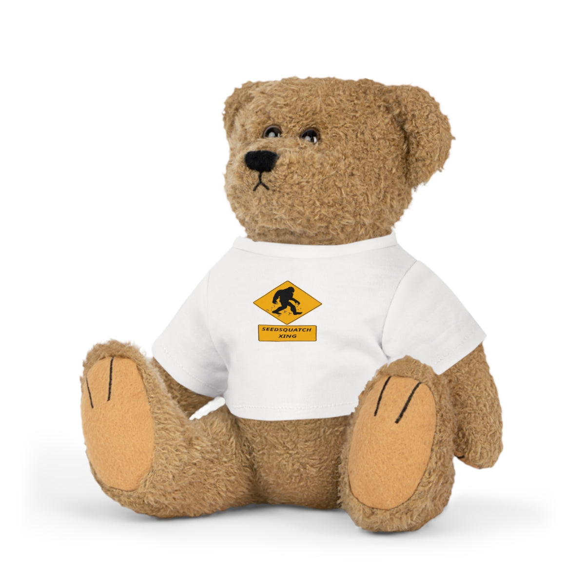 Seedsquatch Plush Toy with T-Shirt