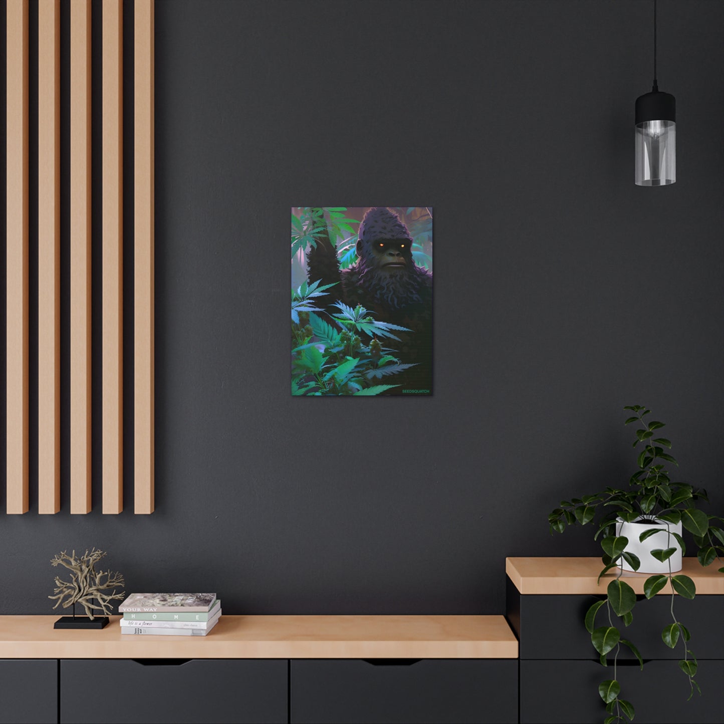 MzMary “SquatchEyes” Ai Design Canvas Gallery Wraps