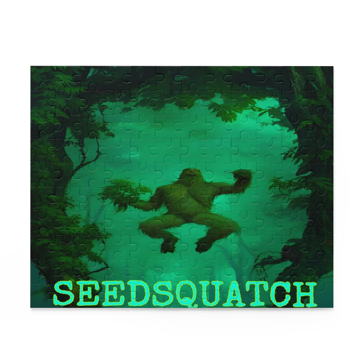 Seedsquatch “Green Ai” SquatchPuzzle (120, 252, 500-Piece)