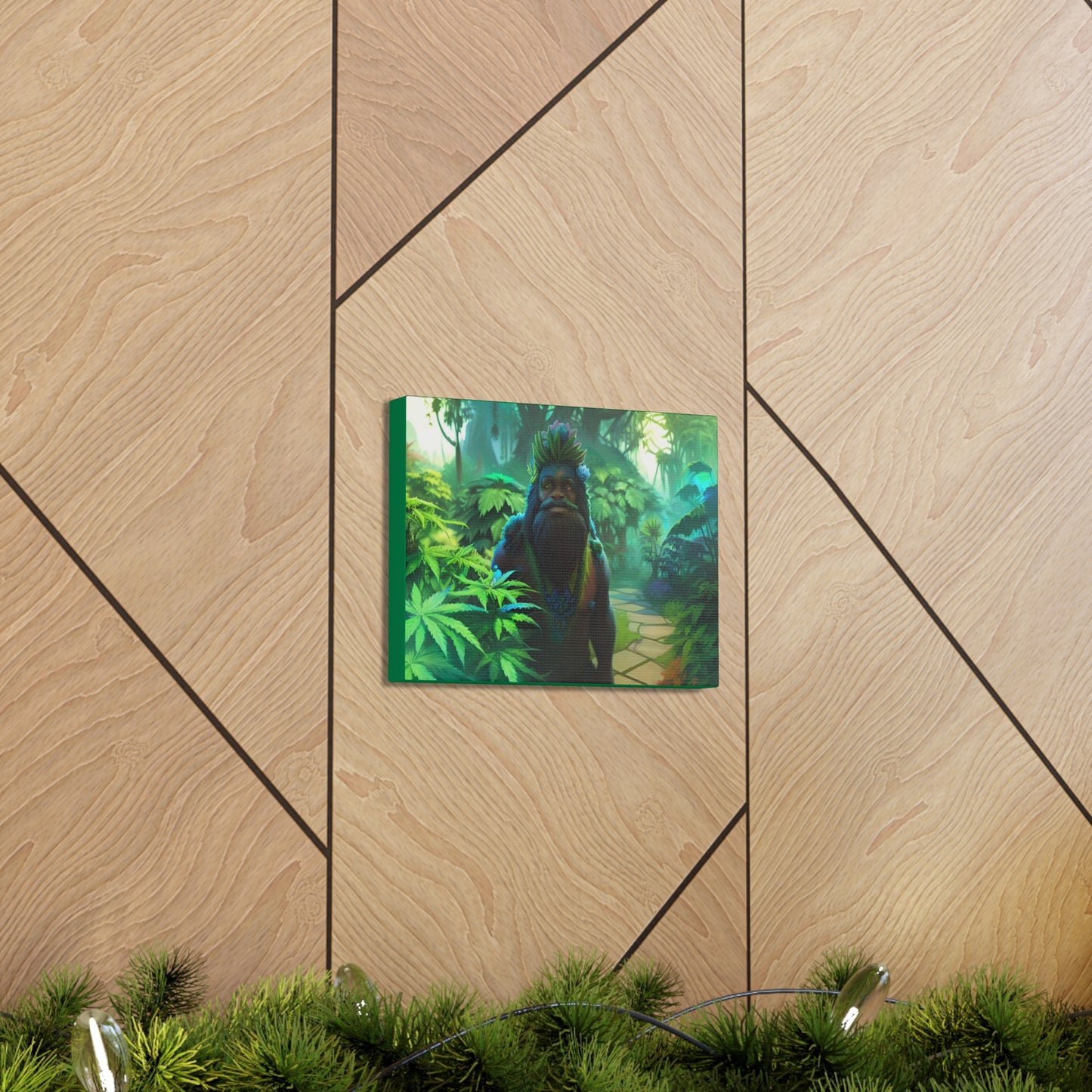 MzMary AlohaSquatch Ai Design Canvas Gallery Wraps