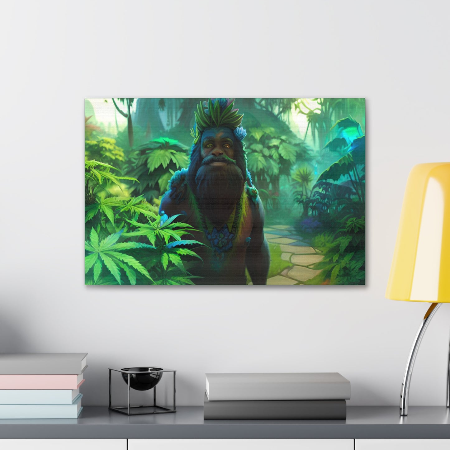 MzMary AlohaSquatch Ai Design Canvas Gallery Wraps