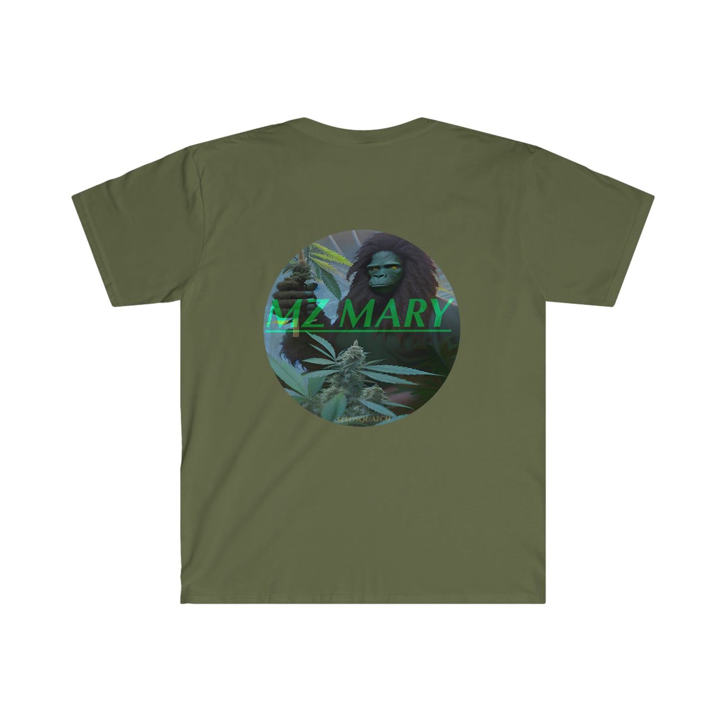 Seedsquatch”MzMary” Unisex Softstyle T-Shirt