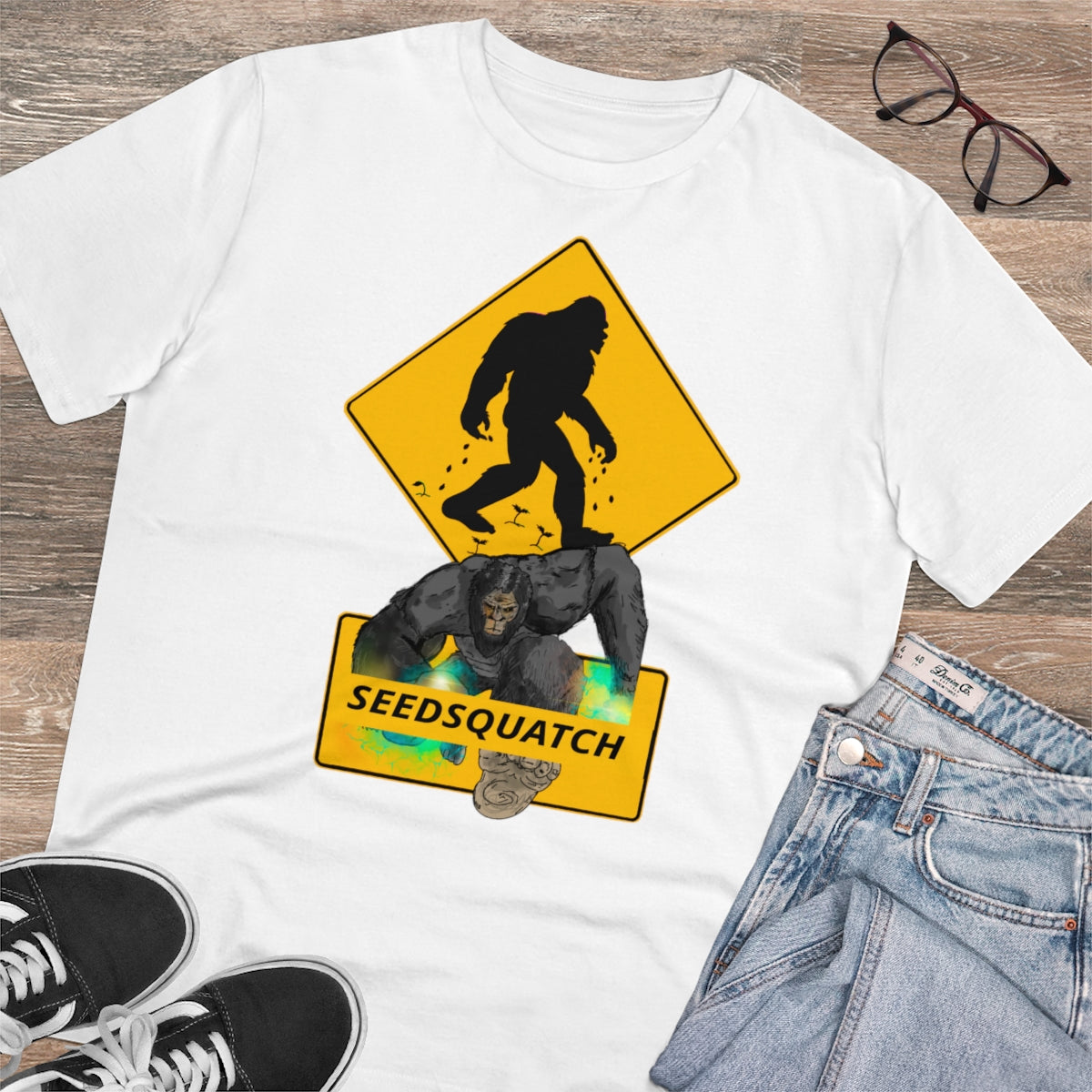 Seedsquatch “NiftySquatch” Organic Creator T-shirt - Unisex