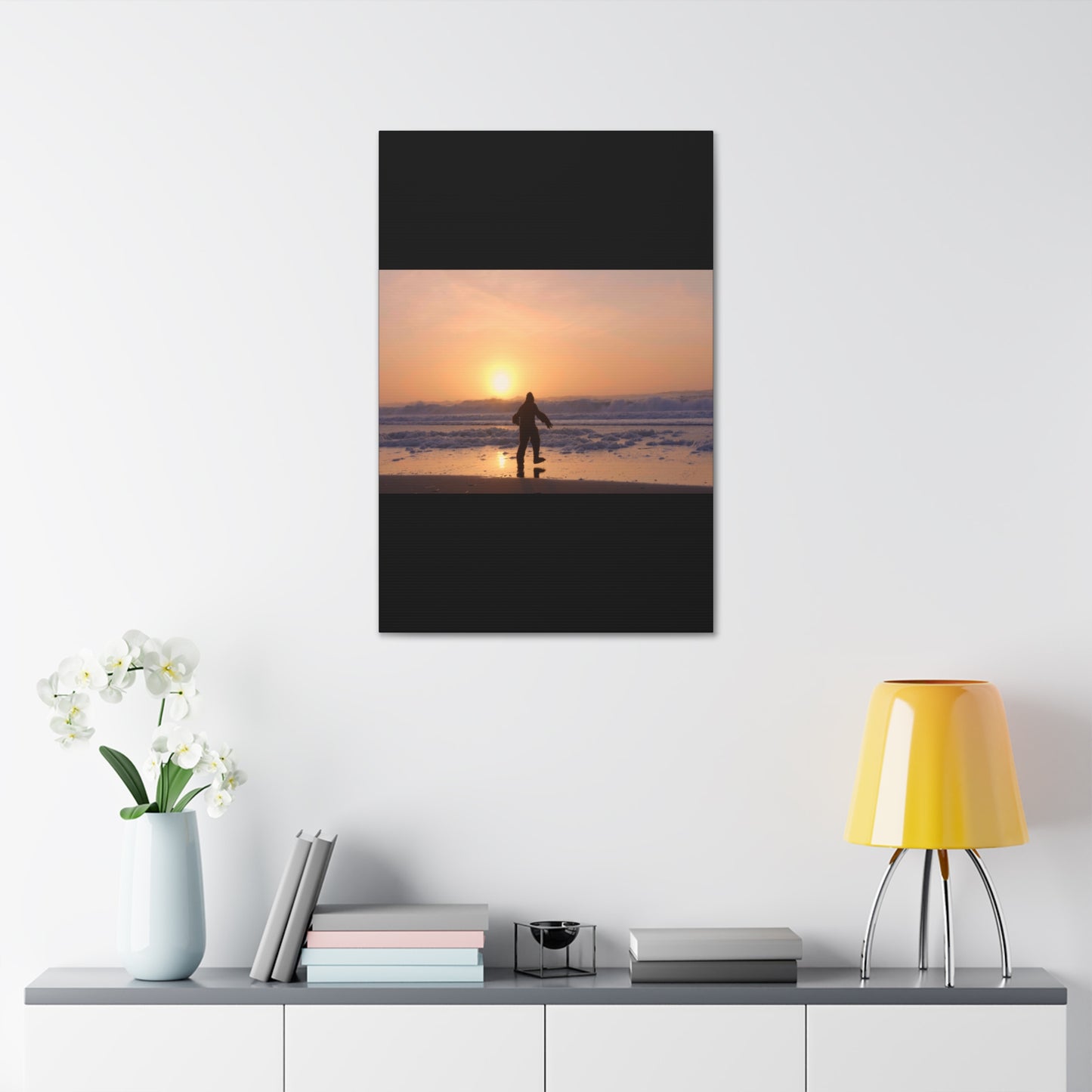 “Legend of the Squatch” Ferndale Beach California Scene Canvas Stretched, 1.5''