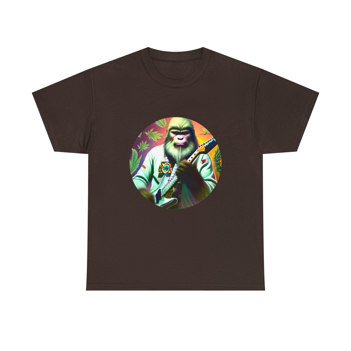 Seedsquatch Plays Guitar #1 Unisex Heavy Cotton Tee