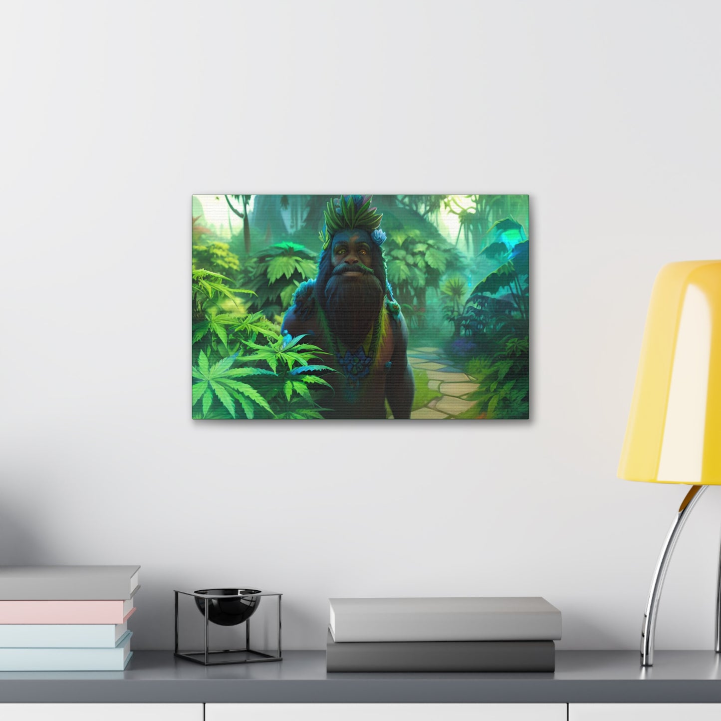 MzMary AlohaSquatch Ai Design Canvas Gallery Wraps