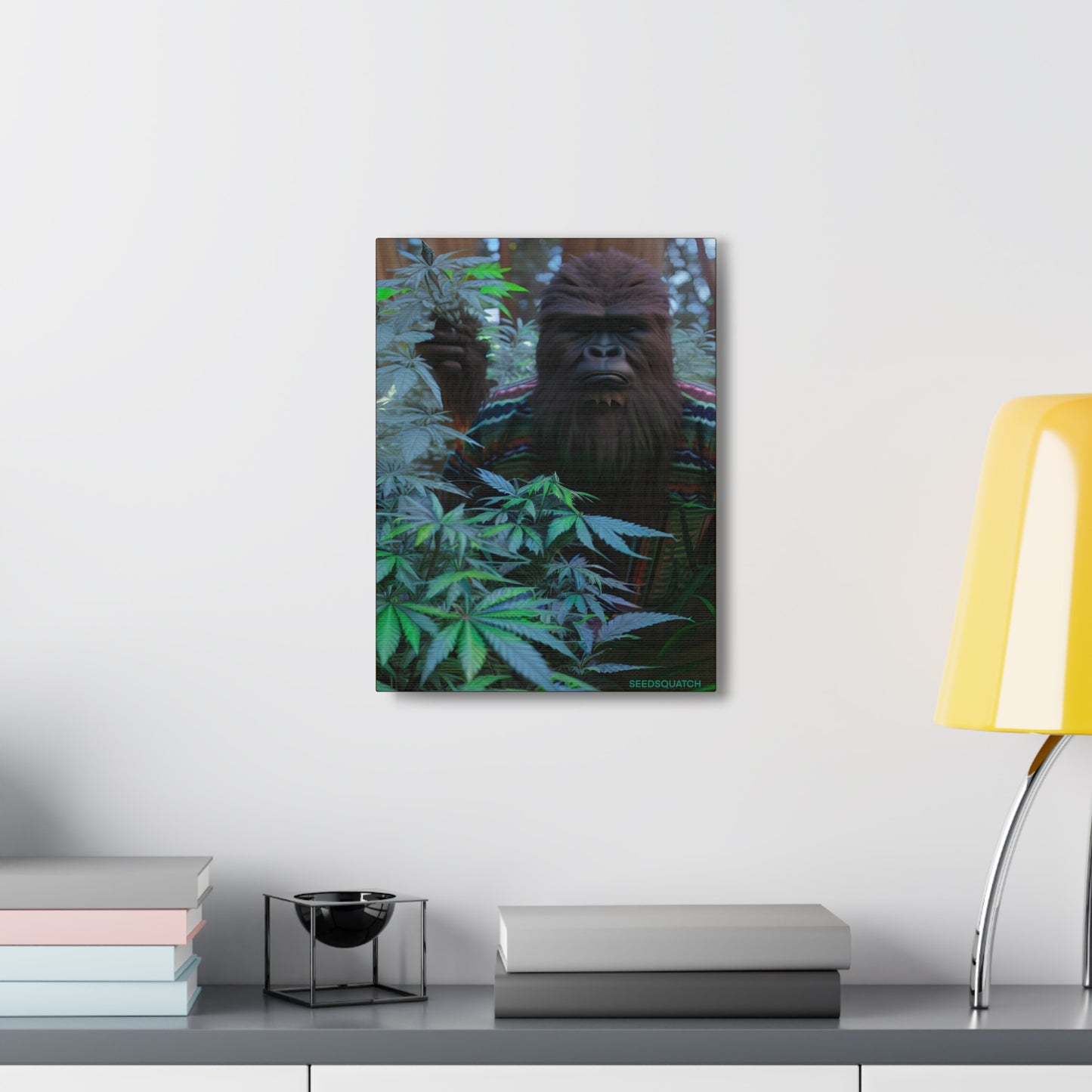 MzMary “FlannelSquatch” Canvas Gallery Wraps