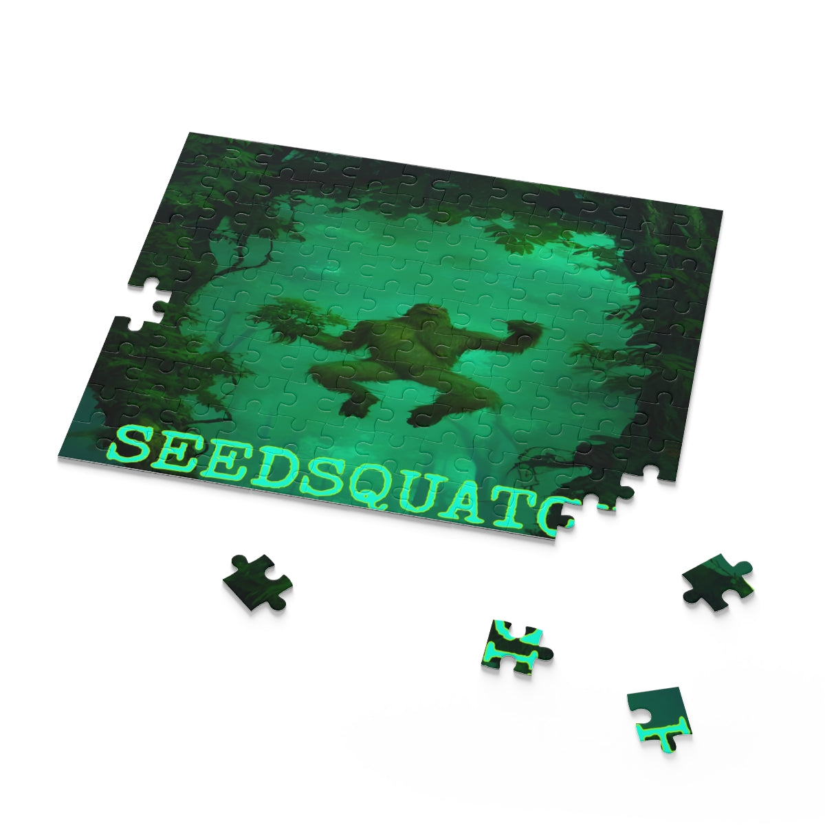 Seedsquatch “Green Ai” SquatchPuzzle (120, 252, 500-Piece)