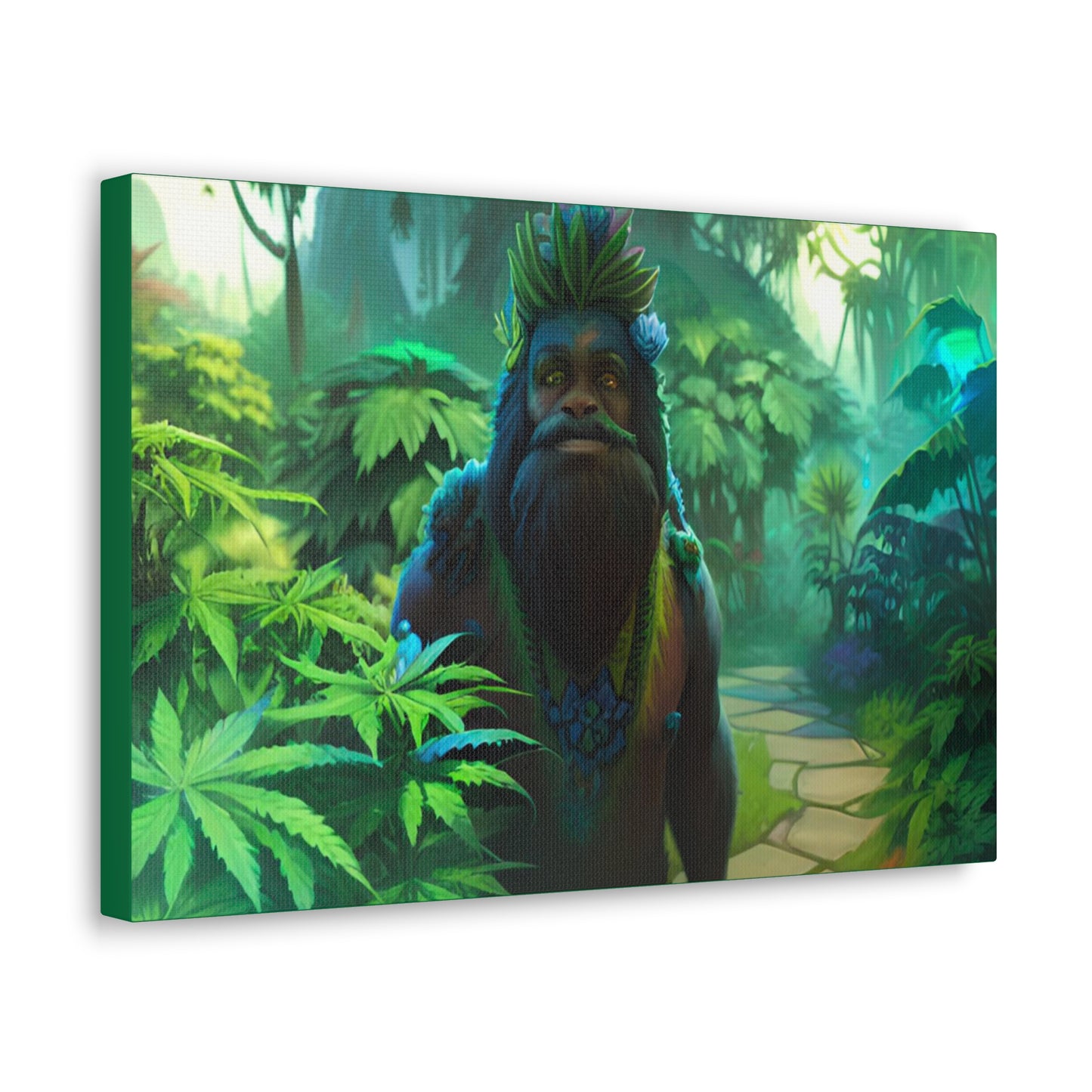 MzMary AlohaSquatch Ai Design Canvas Gallery Wraps