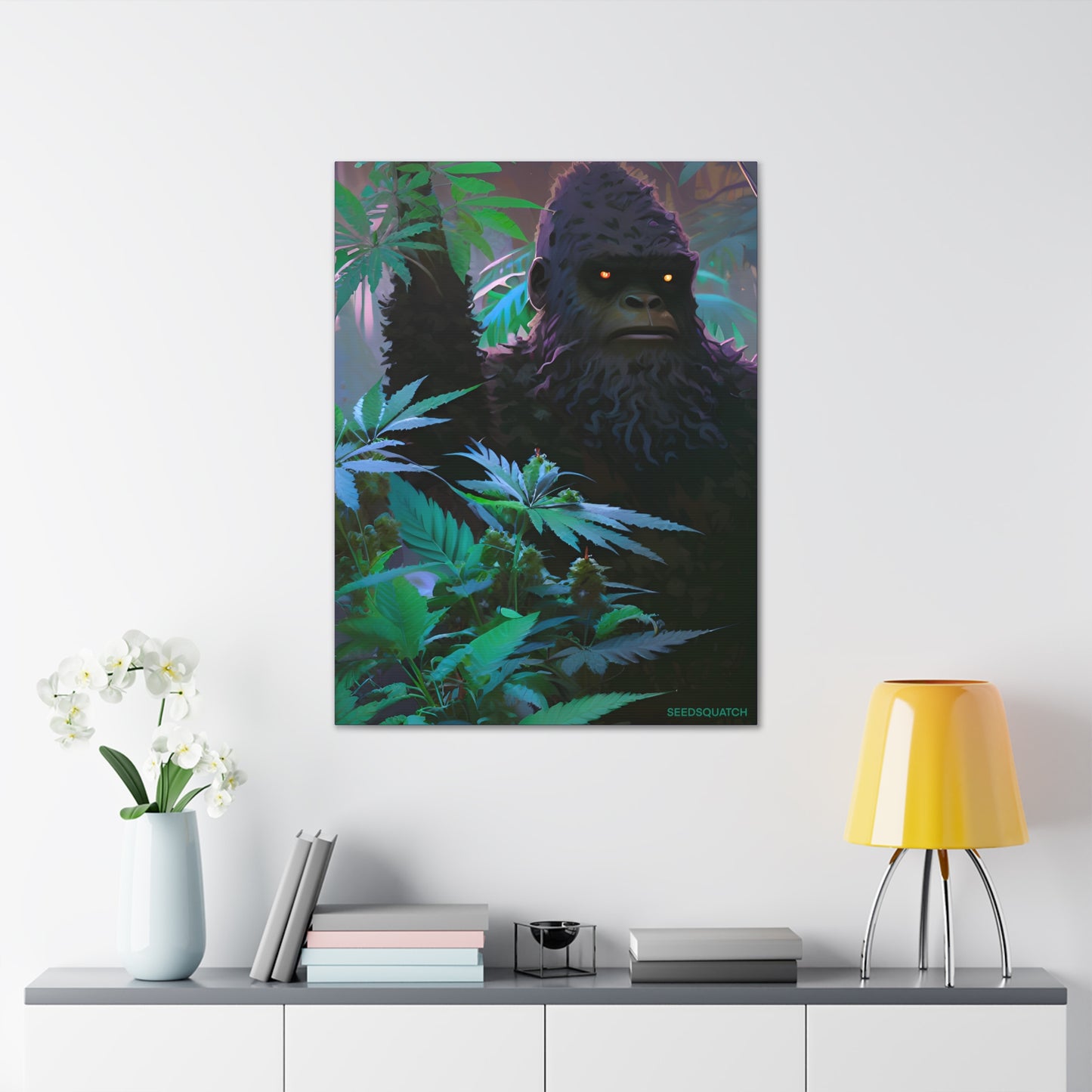 MzMary “SquatchEyes” Ai Design Canvas Gallery Wraps