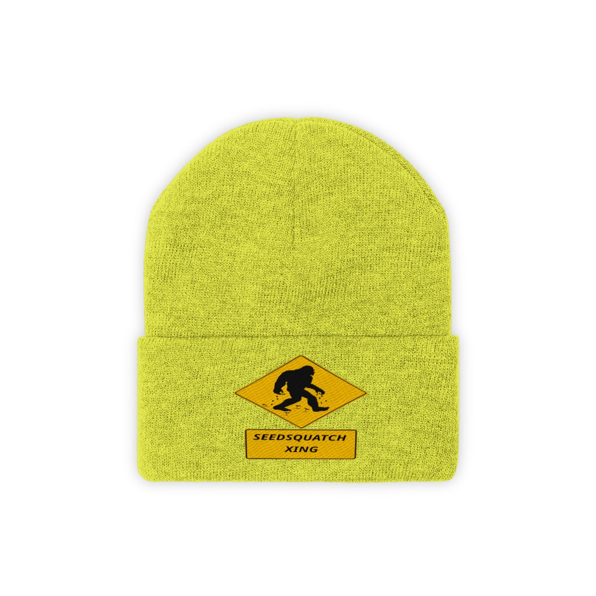 Seedsquatch Xing Knit Beanie