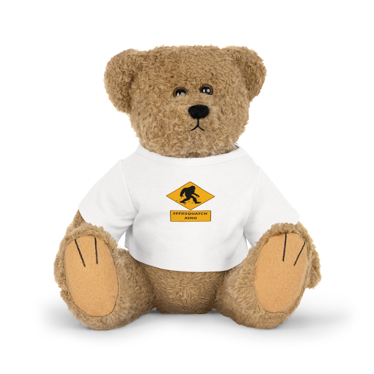 Seedsquatch Plush Toy with T-Shirt