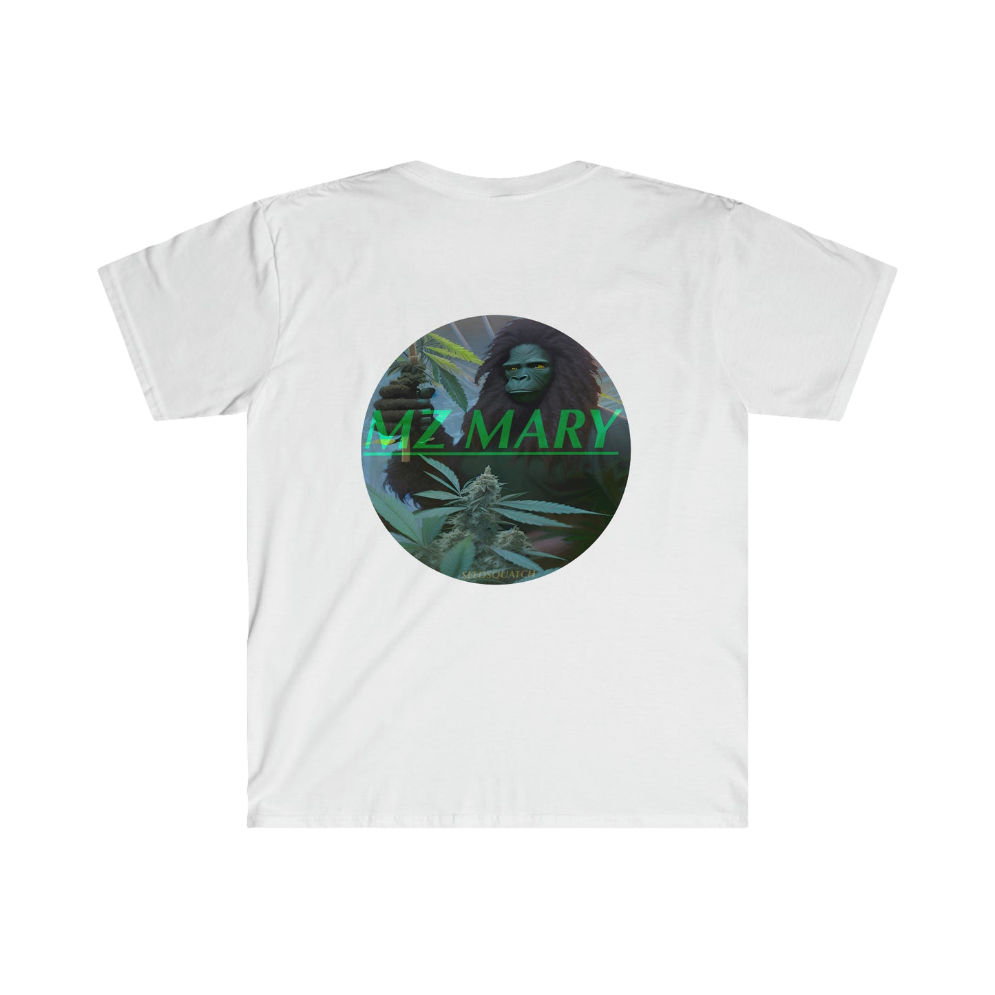 Seedsquatch”MzMary” Unisex Softstyle T-Shirt