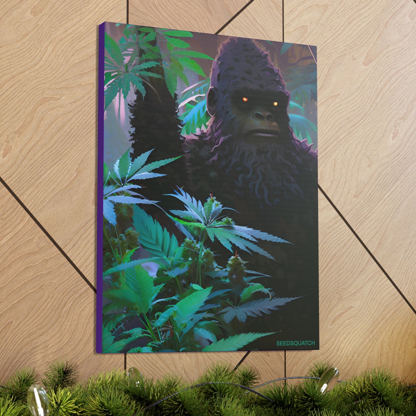 MzMary “SquatchEyes” Ai Design Canvas Gallery Wraps