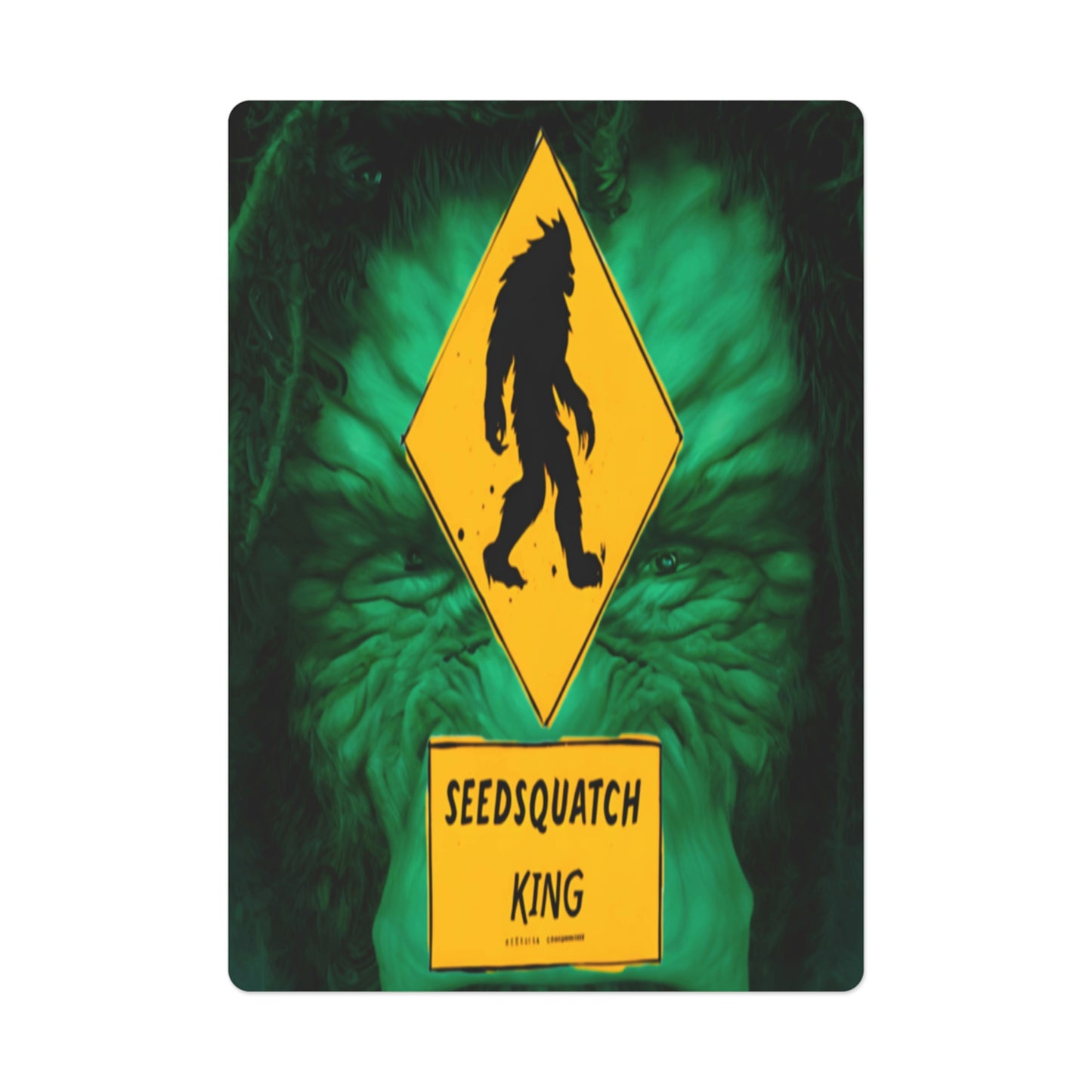 Seedsquatch King Poker Cards