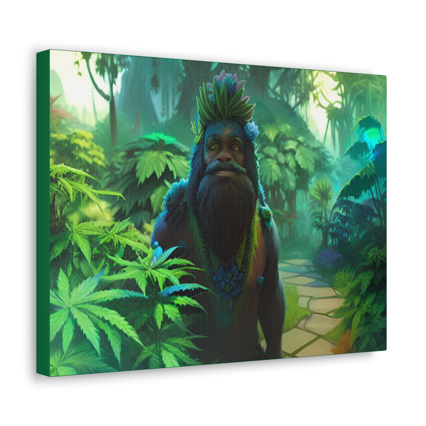 MzMary AlohaSquatch Ai Design Canvas Gallery Wraps