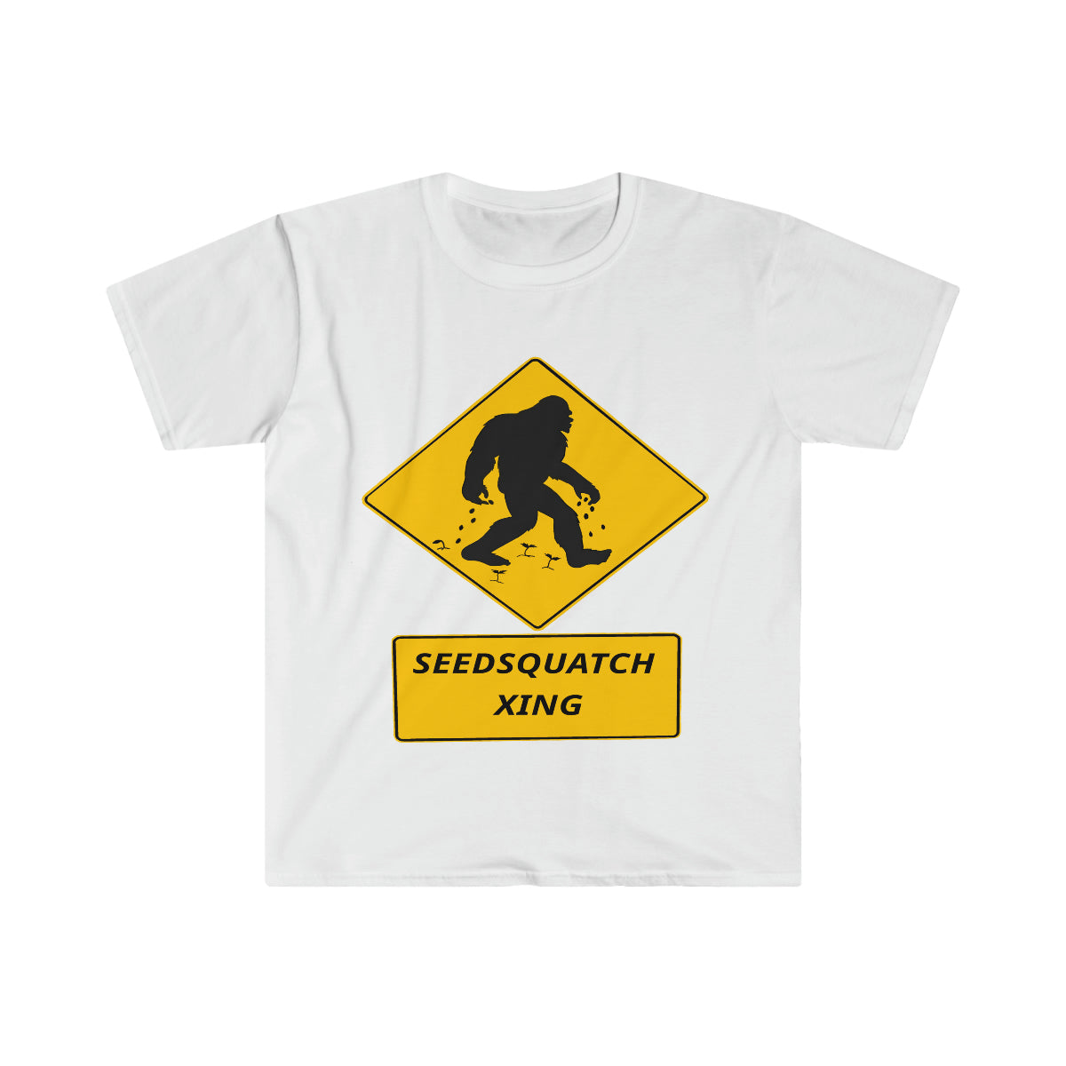 Seedsquatch Xing Unisex Softstyle T-Shirt