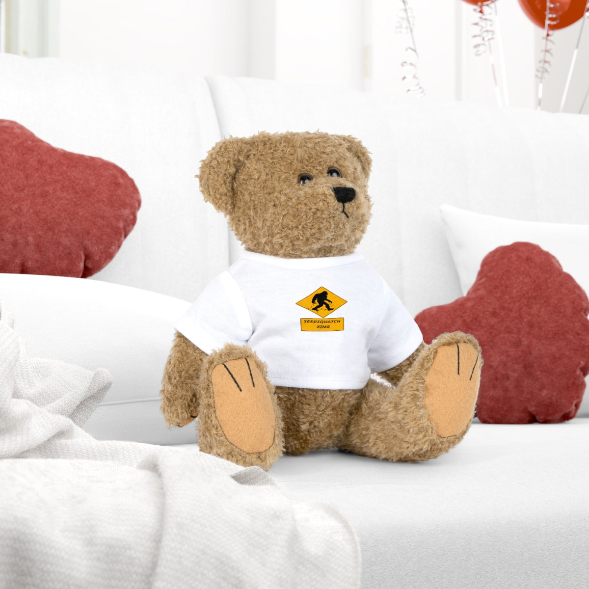 Seedsquatch Plush Toy with T-Shirt