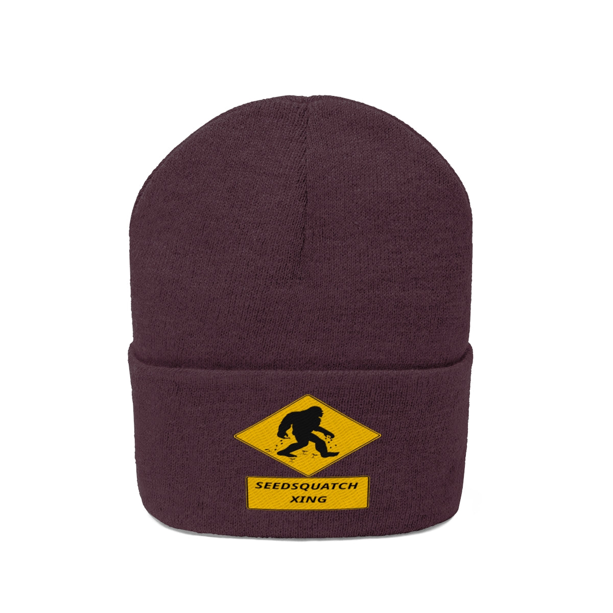 Seedsquatch Xing Knit Beanie