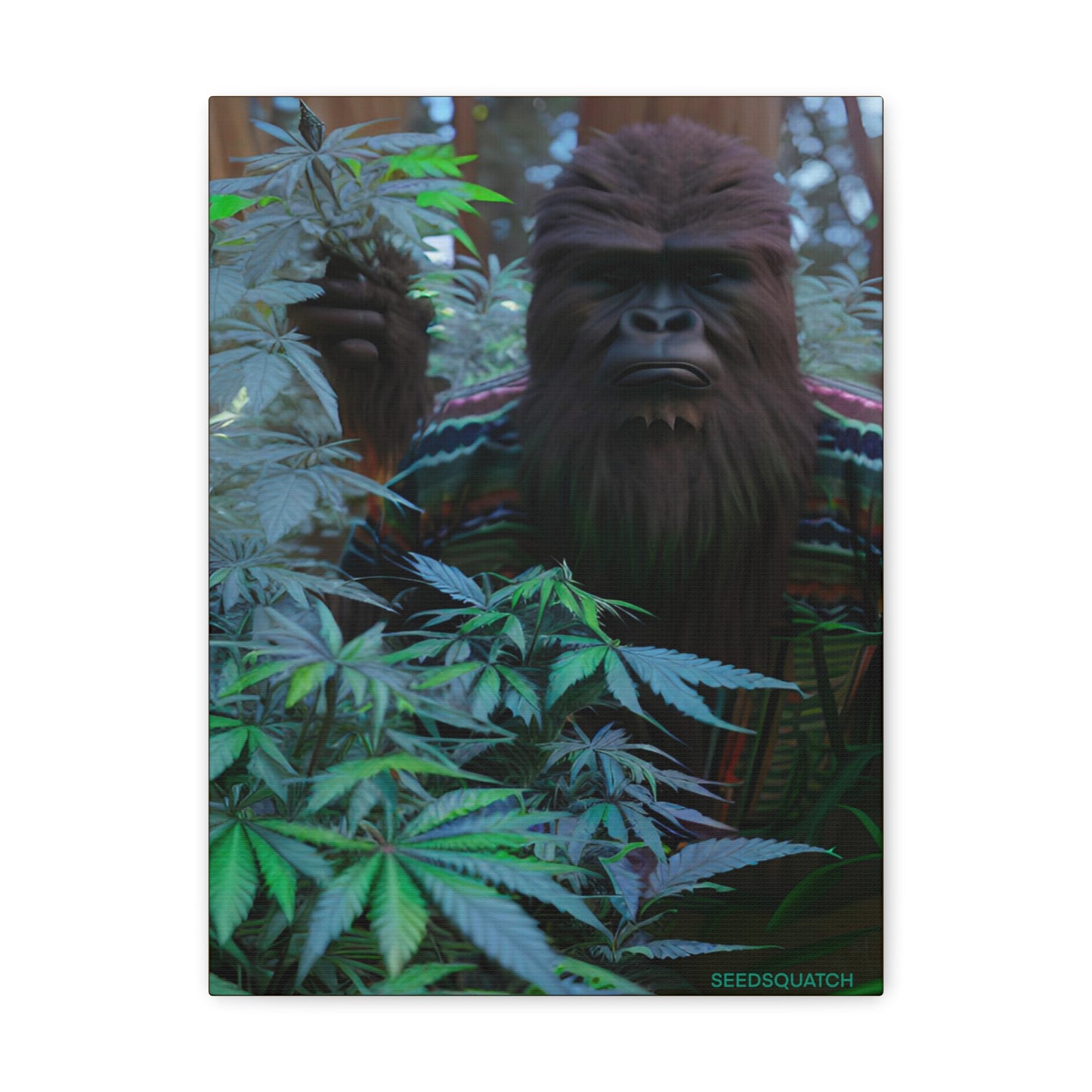 MzMary “FlannelSquatch” Canvas Gallery Wraps