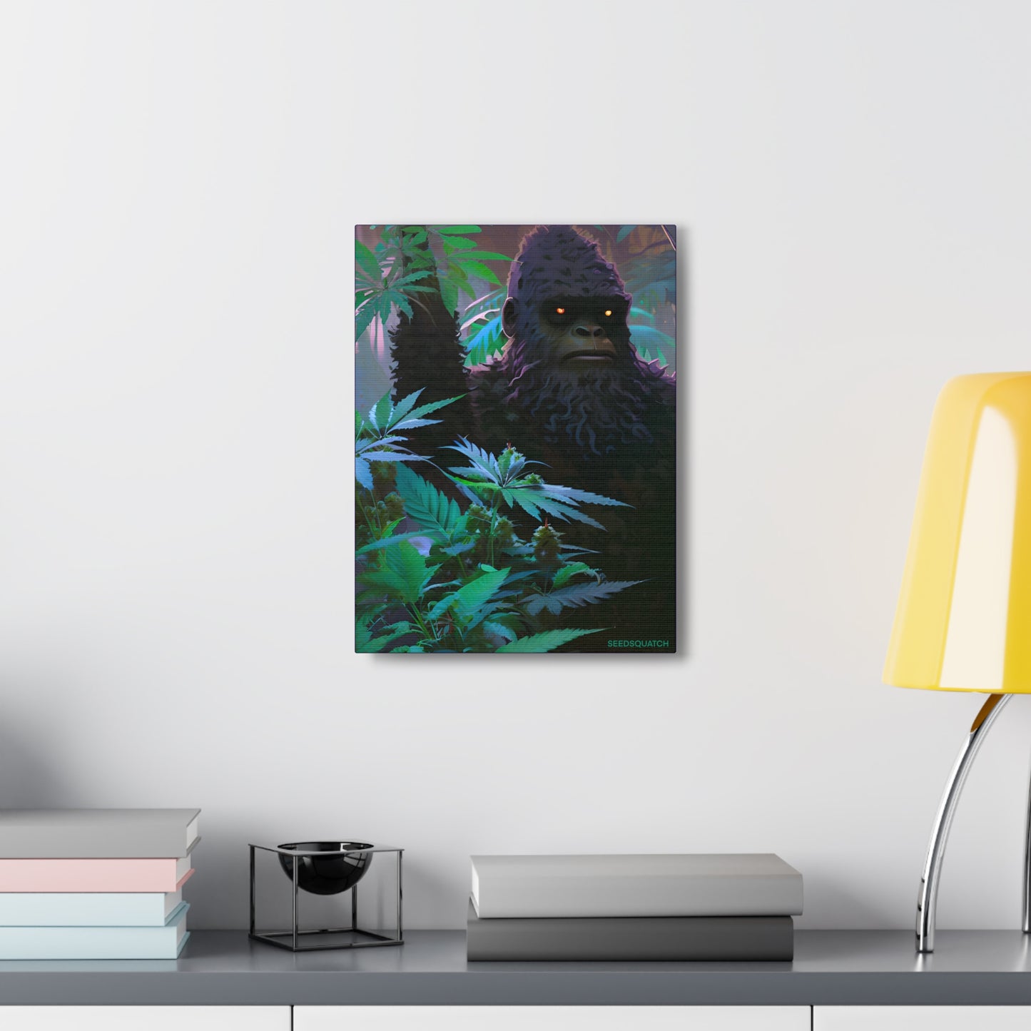 MzMary “SquatchEyes” Ai Design Canvas Gallery Wraps