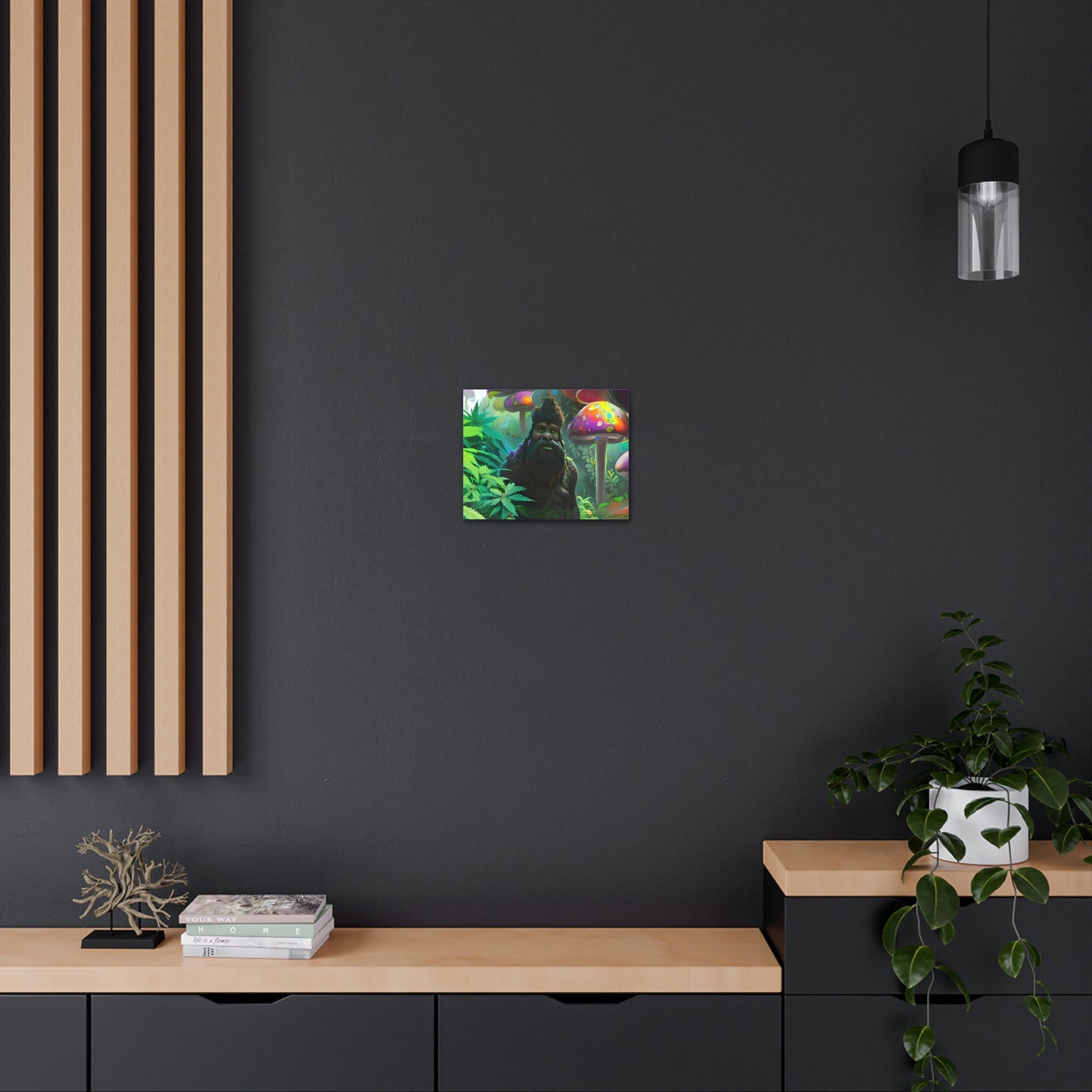 MzMary “ShroomSquatch” Ai Scene Canvas Gallery Wraps