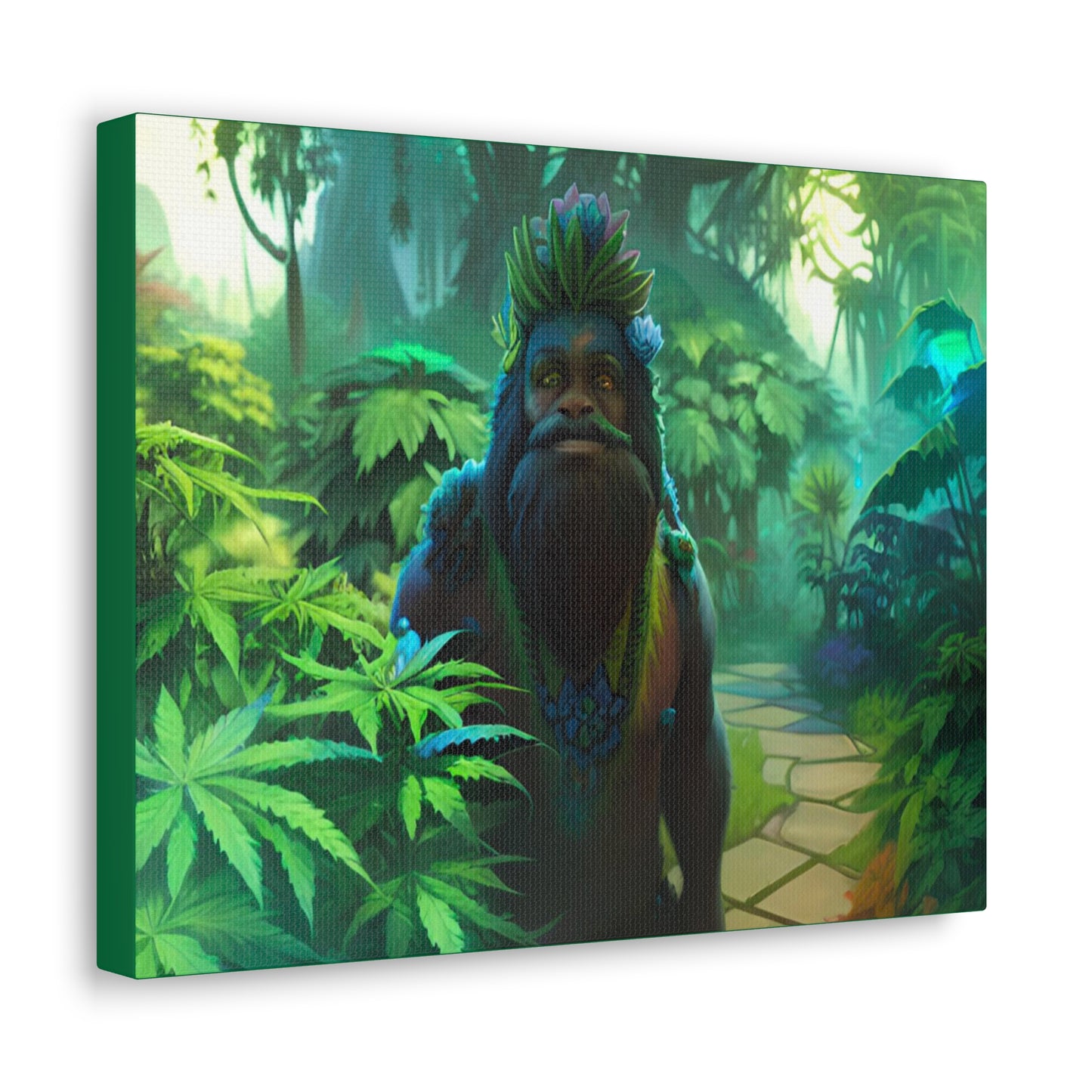 MzMary AlohaSquatch Ai Design Canvas Gallery Wraps