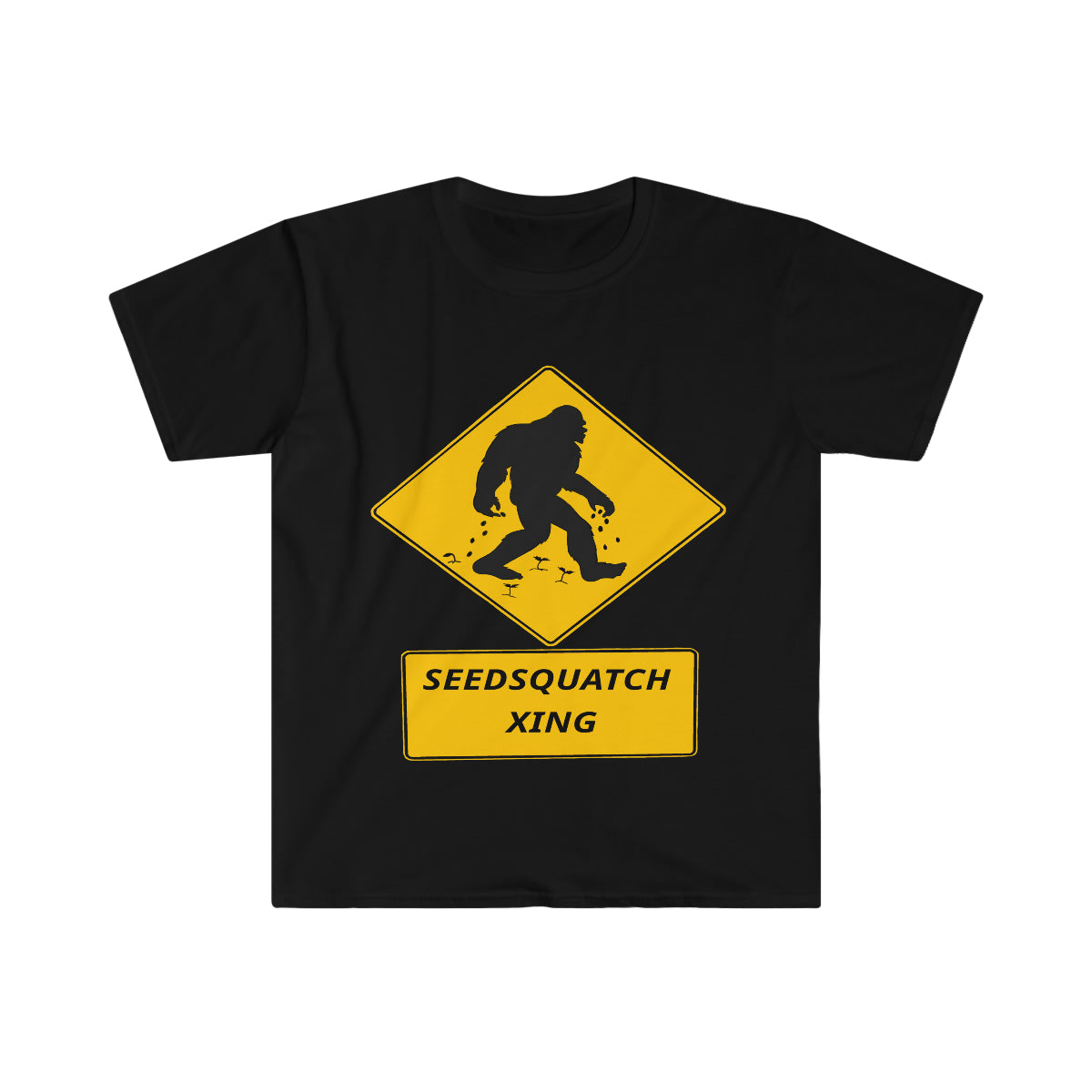 Seedsquatch Xing Unisex Softstyle T-Shirt